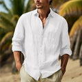 Oryon Linen Button-Up Shirt